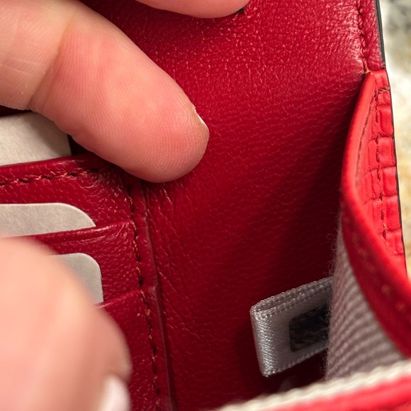 NWT Authentic Jimmy Choo Paris Crystal-Embellished Lizard-Print Red purse bag - Picture 11 of 11